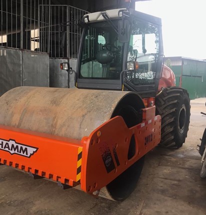 Máy lu rung Hamm 3412 nhập khẩu từ Đức 